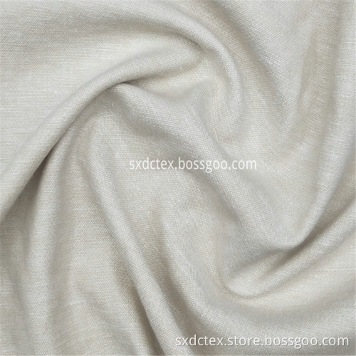 Custom Linen Cotton Spandex Yarn Dyed Garment Fabric